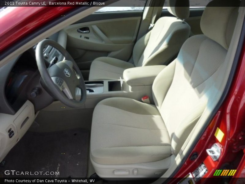Barcelona Red Metallic / Bisque 2011 Toyota Camry LE
