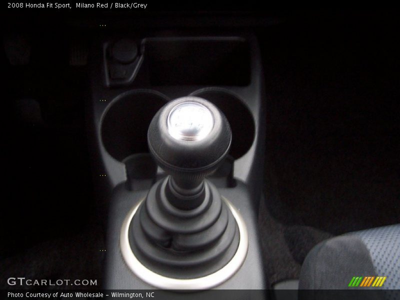 Milano Red / Black/Grey 2008 Honda Fit Sport