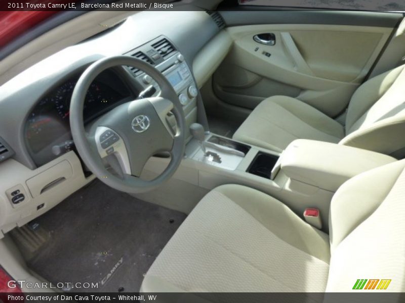 Barcelona Red Metallic / Bisque 2011 Toyota Camry LE