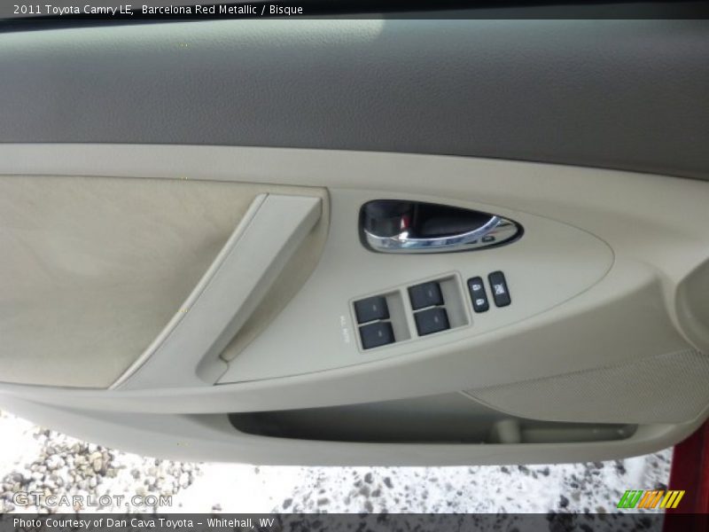 Barcelona Red Metallic / Bisque 2011 Toyota Camry LE