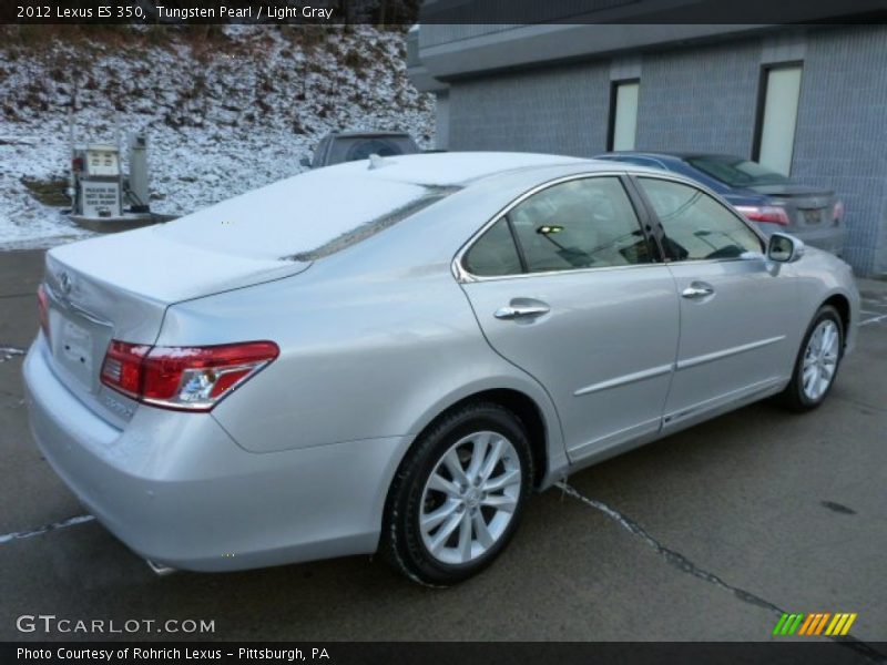 Tungsten Pearl / Light Gray 2012 Lexus ES 350