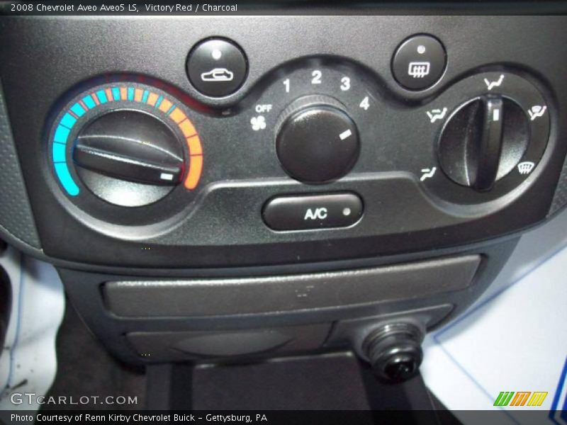 Victory Red / Charcoal 2008 Chevrolet Aveo Aveo5 LS