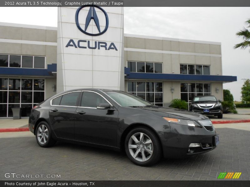 Graphite Luster Metallic / Taupe 2012 Acura TL 3.5 Technology