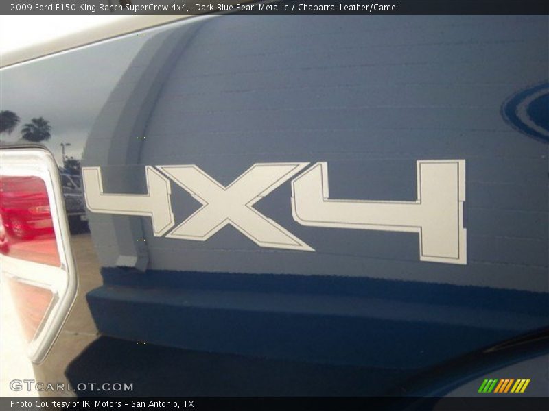 Dark Blue Pearl Metallic / Chaparral Leather/Camel 2009 Ford F150 King Ranch SuperCrew 4x4