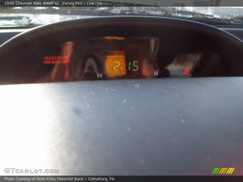 Victory Red / Charcoal 2008 Chevrolet Aveo Aveo5 LS