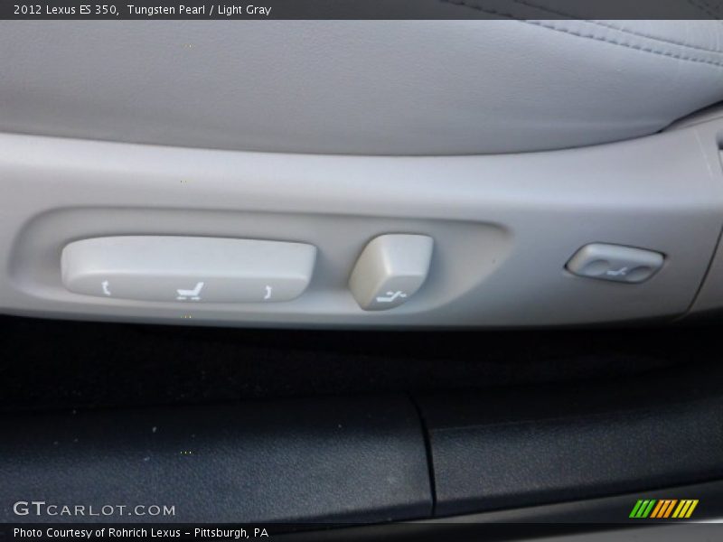 Tungsten Pearl / Light Gray 2012 Lexus ES 350