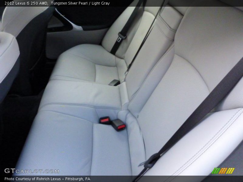 Tungsten Silver Pearl / Light Gray 2012 Lexus IS 250 AWD