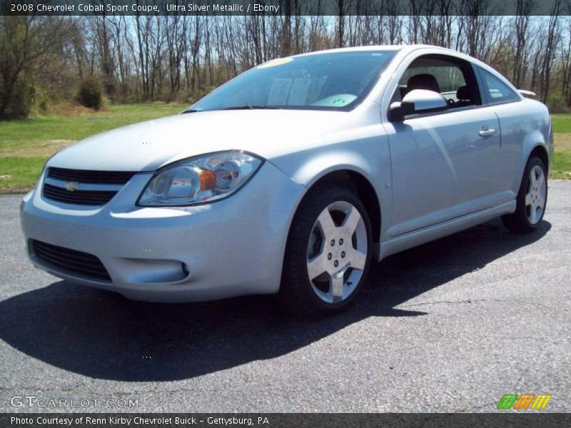 Ultra Silver Metallic / Ebony 2008 Chevrolet Cobalt Sport Coupe