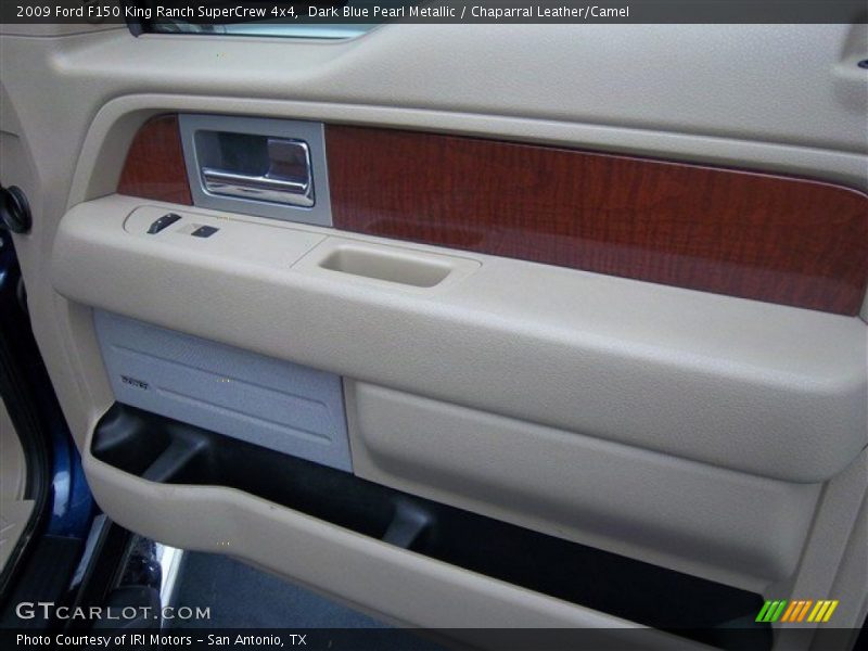 Dark Blue Pearl Metallic / Chaparral Leather/Camel 2009 Ford F150 King Ranch SuperCrew 4x4