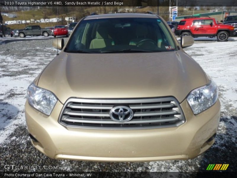 Sandy Beach Metallic / Sand Beige 2010 Toyota Highlander V6 4WD