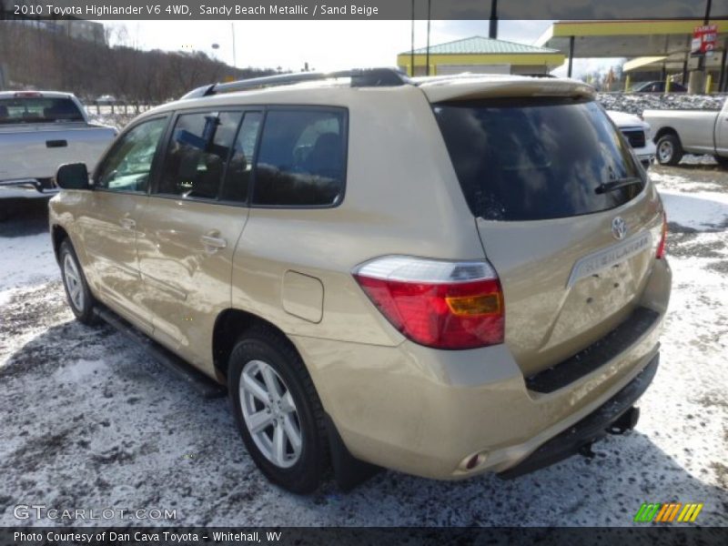 Sandy Beach Metallic / Sand Beige 2010 Toyota Highlander V6 4WD