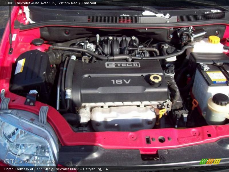 Victory Red / Charcoal 2008 Chevrolet Aveo Aveo5 LS