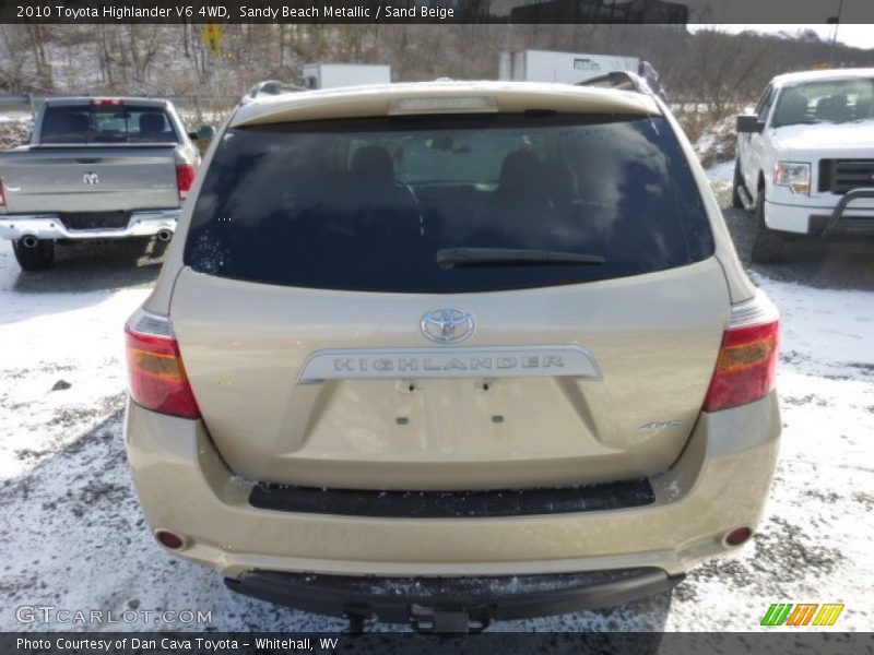 Sandy Beach Metallic / Sand Beige 2010 Toyota Highlander V6 4WD