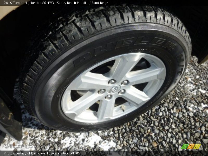 Sandy Beach Metallic / Sand Beige 2010 Toyota Highlander V6 4WD