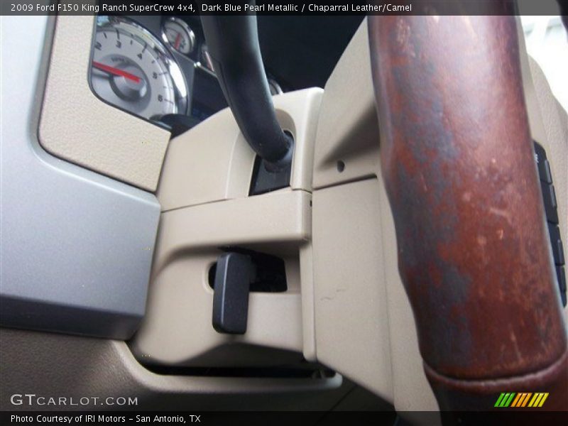 Dark Blue Pearl Metallic / Chaparral Leather/Camel 2009 Ford F150 King Ranch SuperCrew 4x4