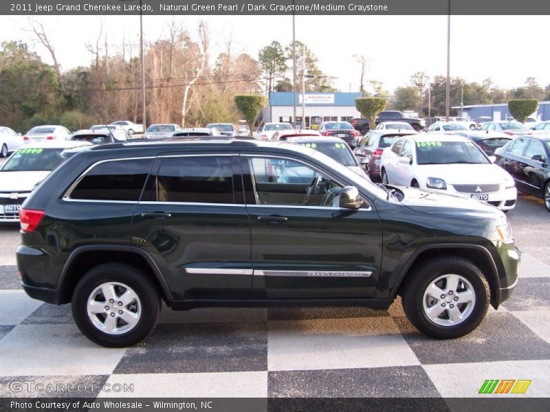 Natural Green Pearl / Dark Graystone/Medium Graystone 2011 Jeep Grand Cherokee Laredo