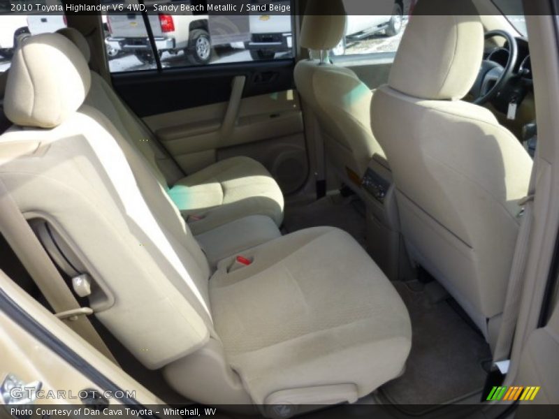Sandy Beach Metallic / Sand Beige 2010 Toyota Highlander V6 4WD