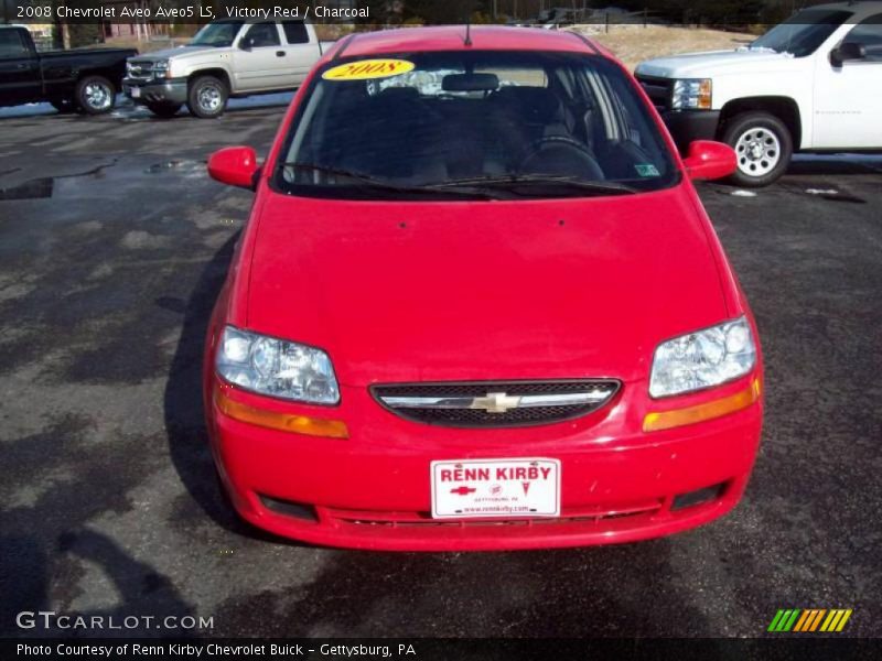 Victory Red / Charcoal 2008 Chevrolet Aveo Aveo5 LS