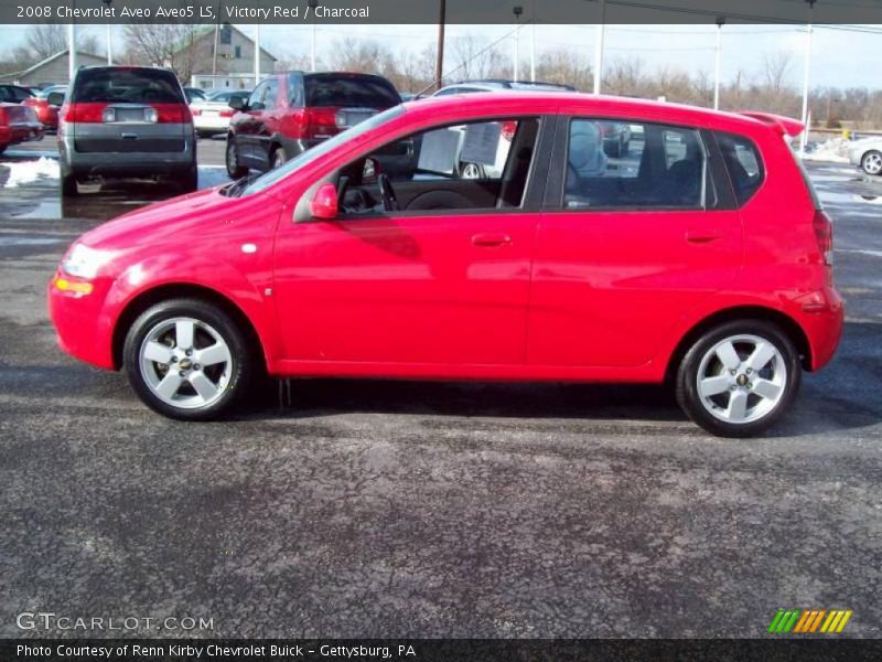 Victory Red / Charcoal 2008 Chevrolet Aveo Aveo5 LS