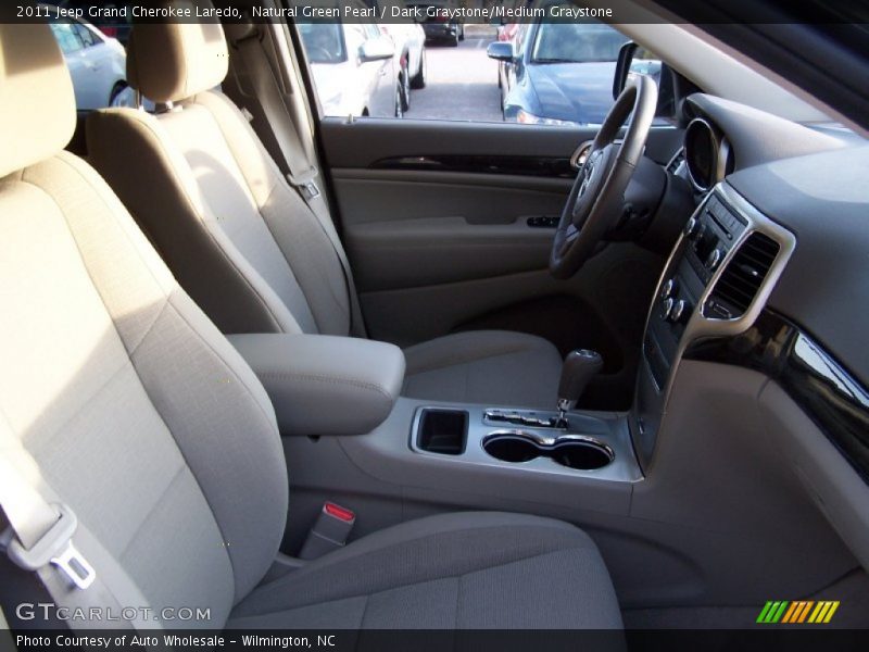Natural Green Pearl / Dark Graystone/Medium Graystone 2011 Jeep Grand Cherokee Laredo