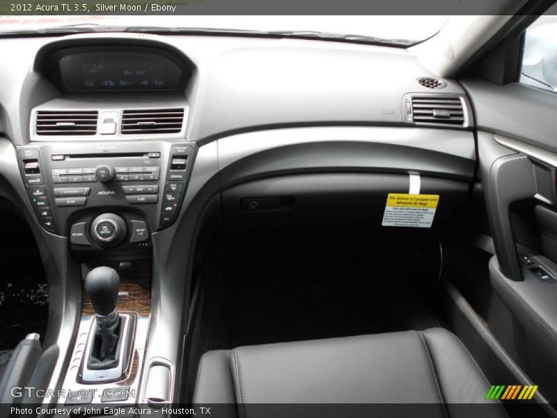 Silver Moon / Ebony 2012 Acura TL 3.5