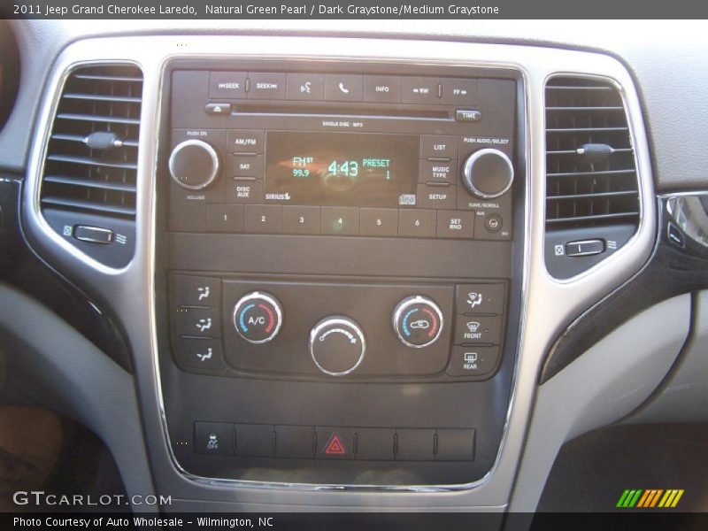 Natural Green Pearl / Dark Graystone/Medium Graystone 2011 Jeep Grand Cherokee Laredo
