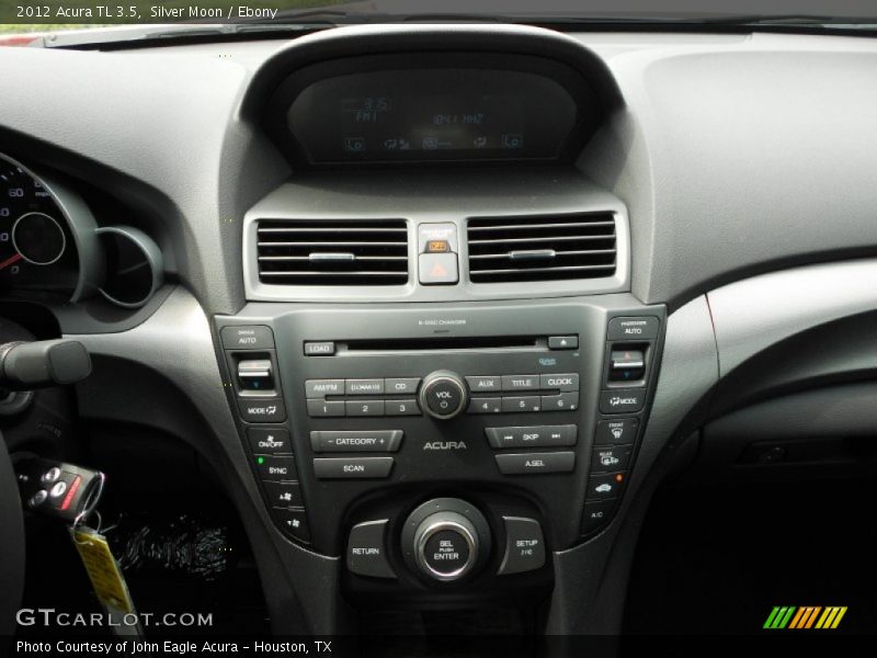 Silver Moon / Ebony 2012 Acura TL 3.5