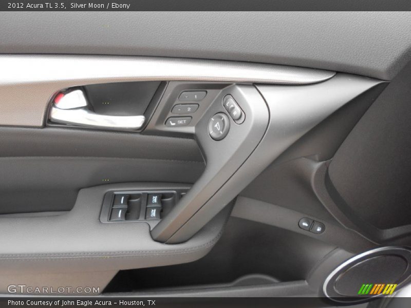 Silver Moon / Ebony 2012 Acura TL 3.5