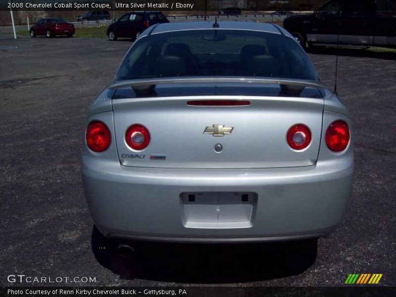 Ultra Silver Metallic / Ebony 2008 Chevrolet Cobalt Sport Coupe