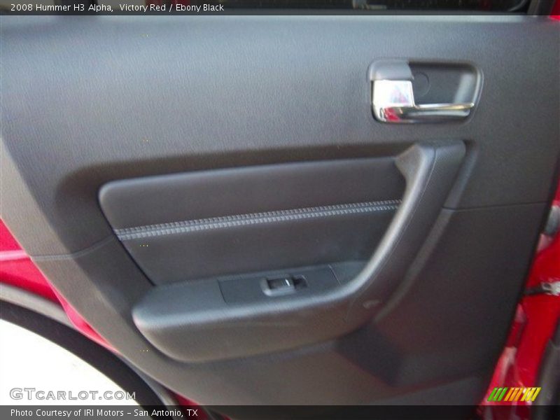 Victory Red / Ebony Black 2008 Hummer H3 Alpha