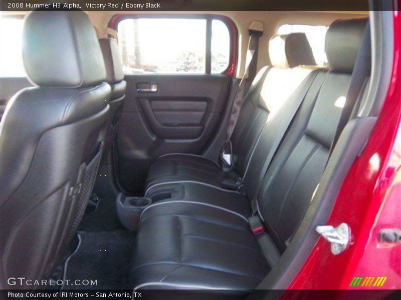 Victory Red / Ebony Black 2008 Hummer H3 Alpha