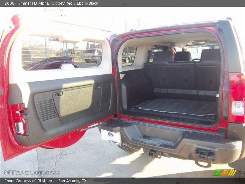 Victory Red / Ebony Black 2008 Hummer H3 Alpha