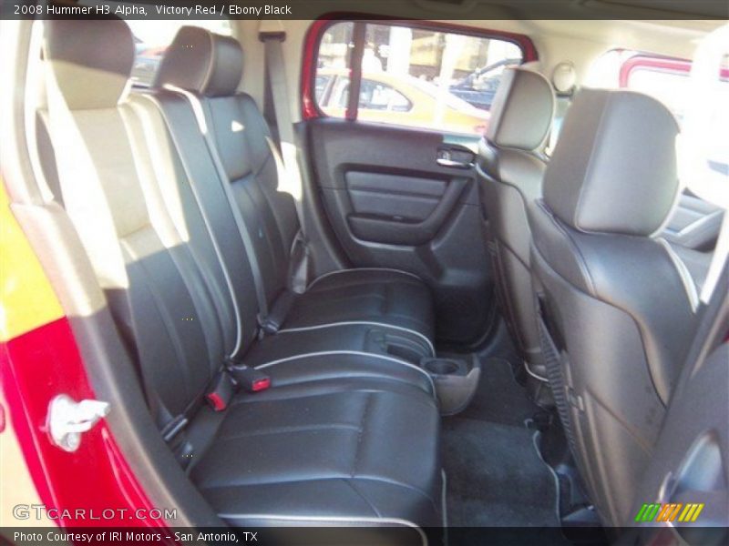 Victory Red / Ebony Black 2008 Hummer H3 Alpha