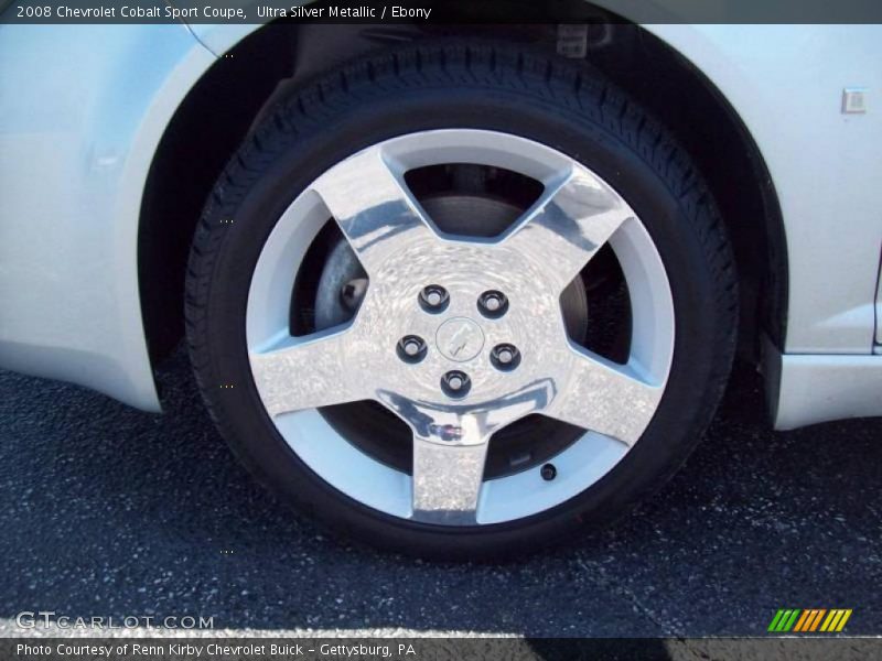 Ultra Silver Metallic / Ebony 2008 Chevrolet Cobalt Sport Coupe