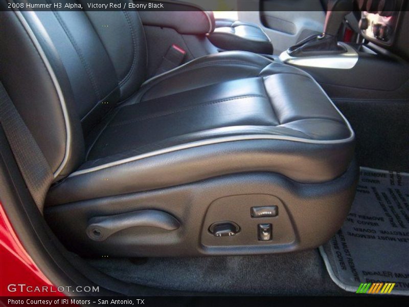 Victory Red / Ebony Black 2008 Hummer H3 Alpha