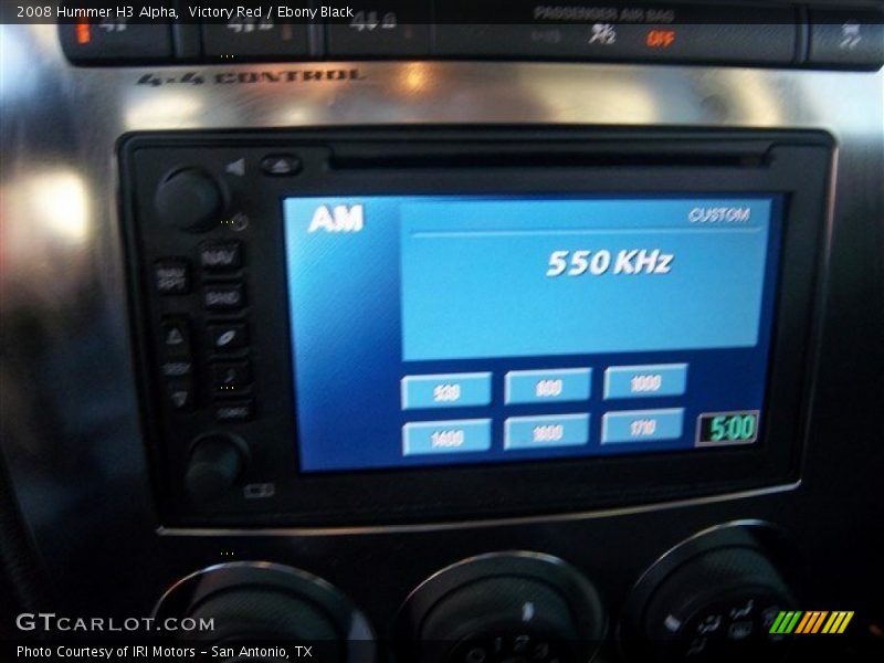 Victory Red / Ebony Black 2008 Hummer H3 Alpha