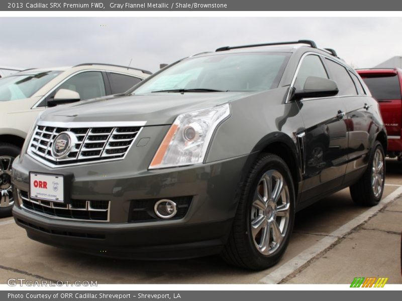 Gray Flannel Metallic / Shale/Brownstone 2013 Cadillac SRX Premium FWD