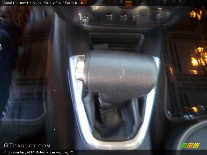 Victory Red / Ebony Black 2008 Hummer H3 Alpha