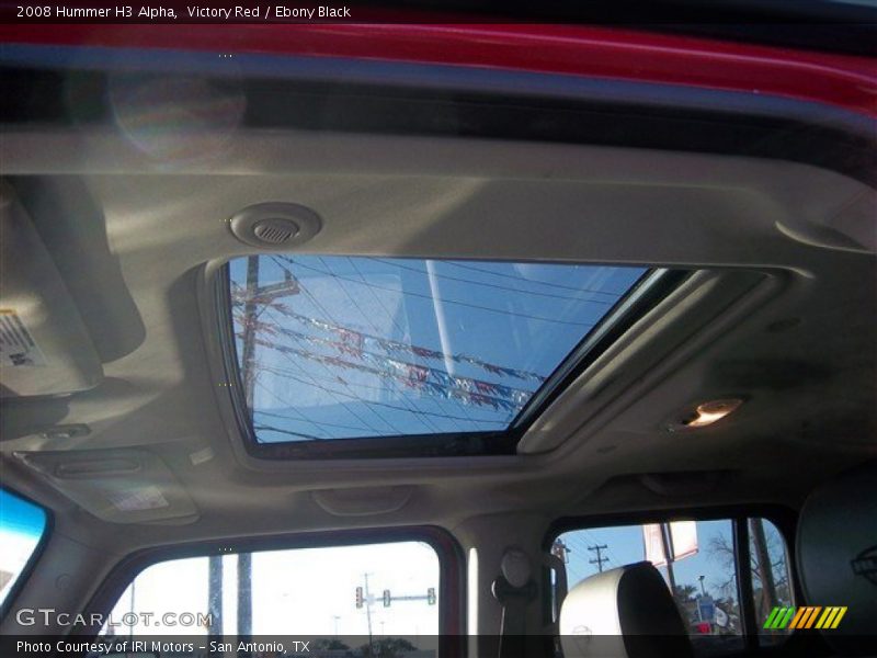 Victory Red / Ebony Black 2008 Hummer H3 Alpha