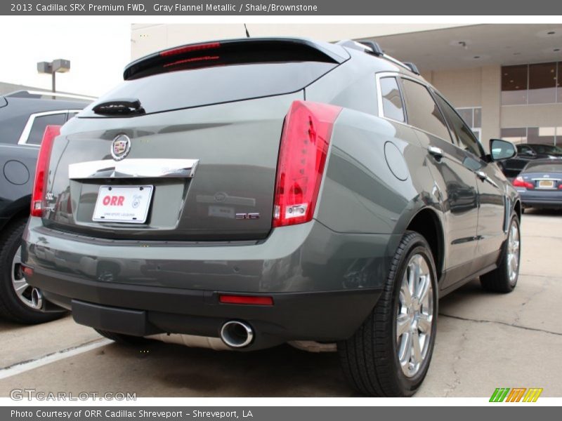 Gray Flannel Metallic / Shale/Brownstone 2013 Cadillac SRX Premium FWD