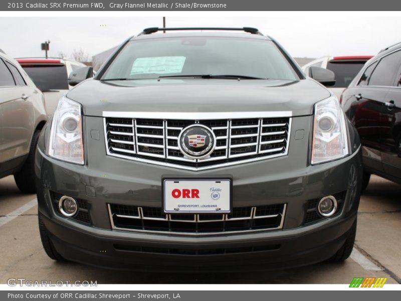 Gray Flannel Metallic / Shale/Brownstone 2013 Cadillac SRX Premium FWD