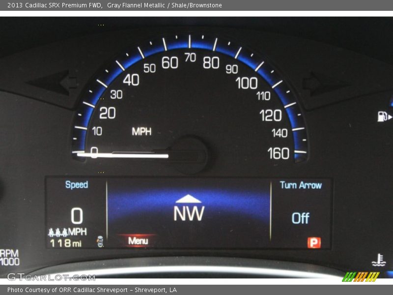 Gray Flannel Metallic / Shale/Brownstone 2013 Cadillac SRX Premium FWD