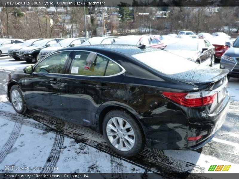 Obsidian Black / Parchment 2013 Lexus ES 300h Hybrid