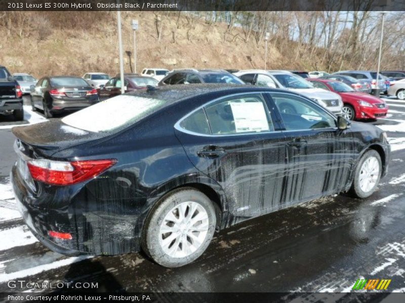 Obsidian Black / Parchment 2013 Lexus ES 300h Hybrid
