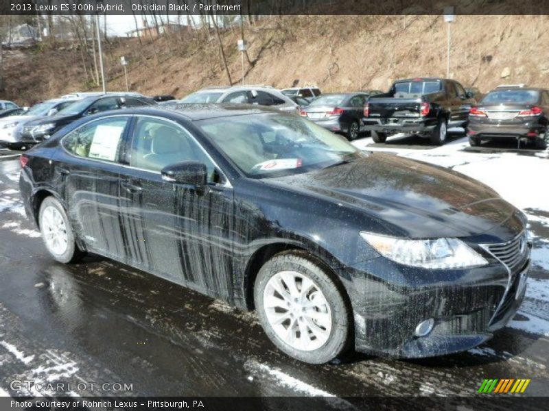 Obsidian Black / Parchment 2013 Lexus ES 300h Hybrid