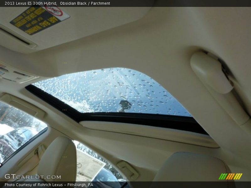 Obsidian Black / Parchment 2013 Lexus ES 300h Hybrid