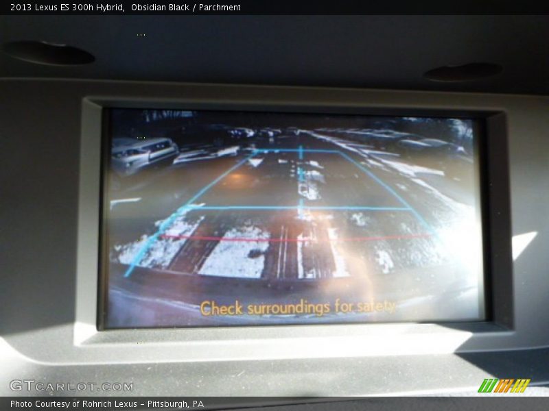 Obsidian Black / Parchment 2013 Lexus ES 300h Hybrid