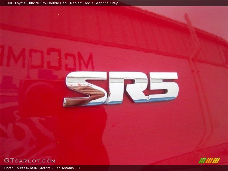 Radiant Red / Graphite Gray 2008 Toyota Tundra SR5 Double Cab