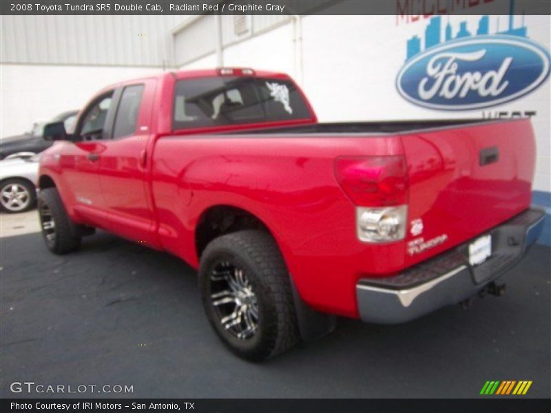 Radiant Red / Graphite Gray 2008 Toyota Tundra SR5 Double Cab
