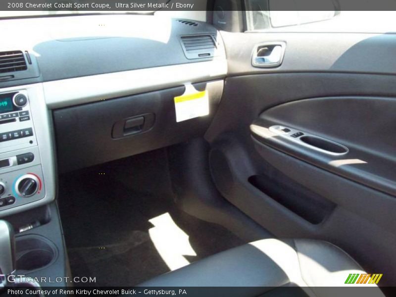 Ultra Silver Metallic / Ebony 2008 Chevrolet Cobalt Sport Coupe